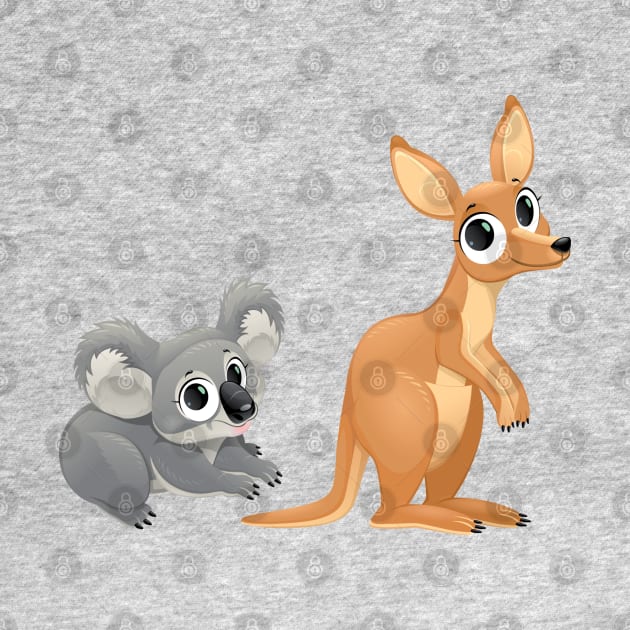 Cute Australian Animals by ddraw